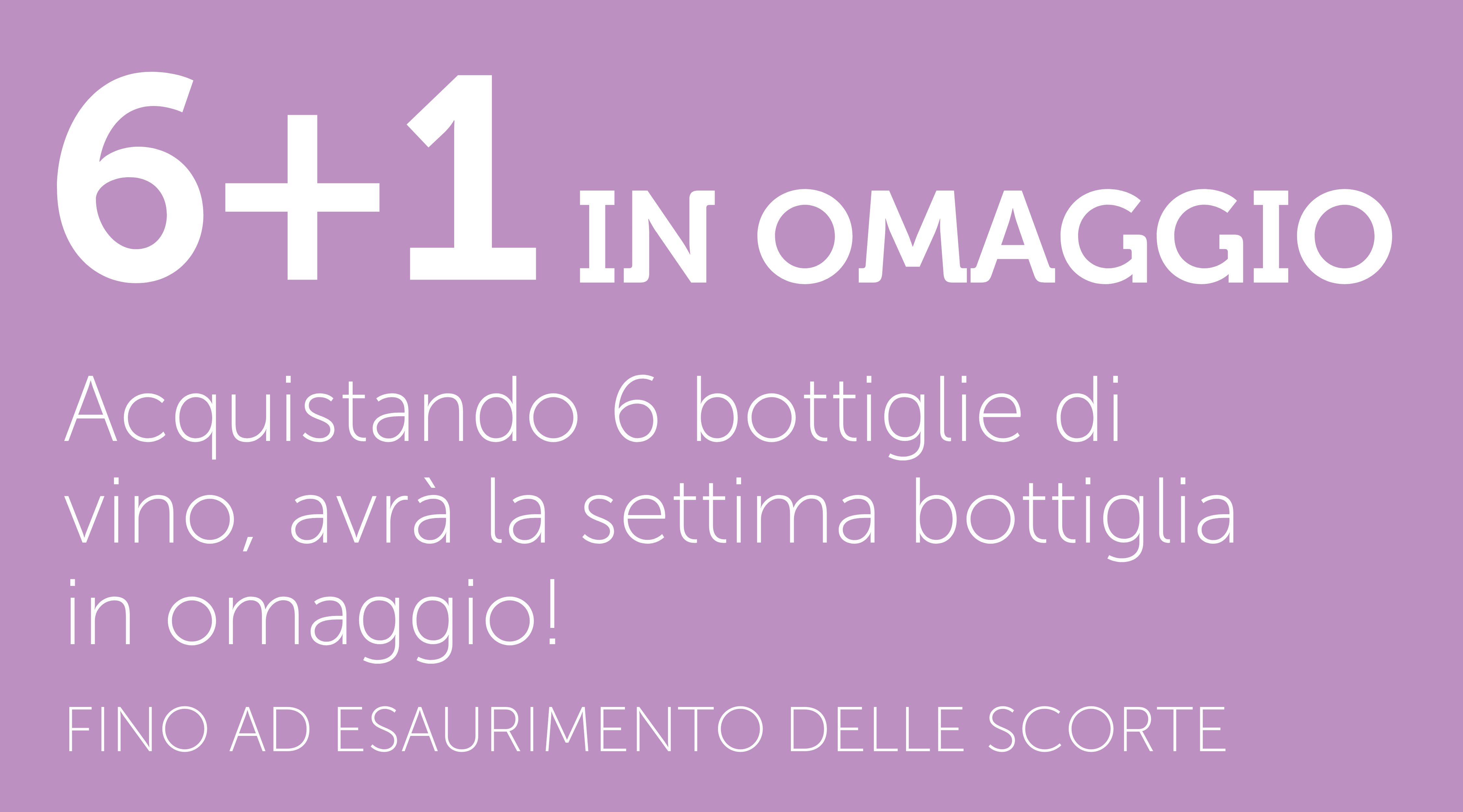 6+1 in omaggio- Vino